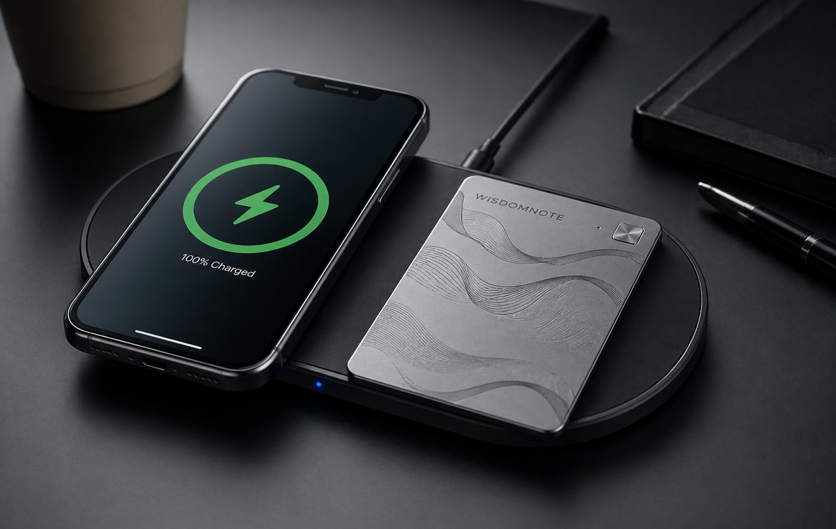 Wisdom Note wireless charging